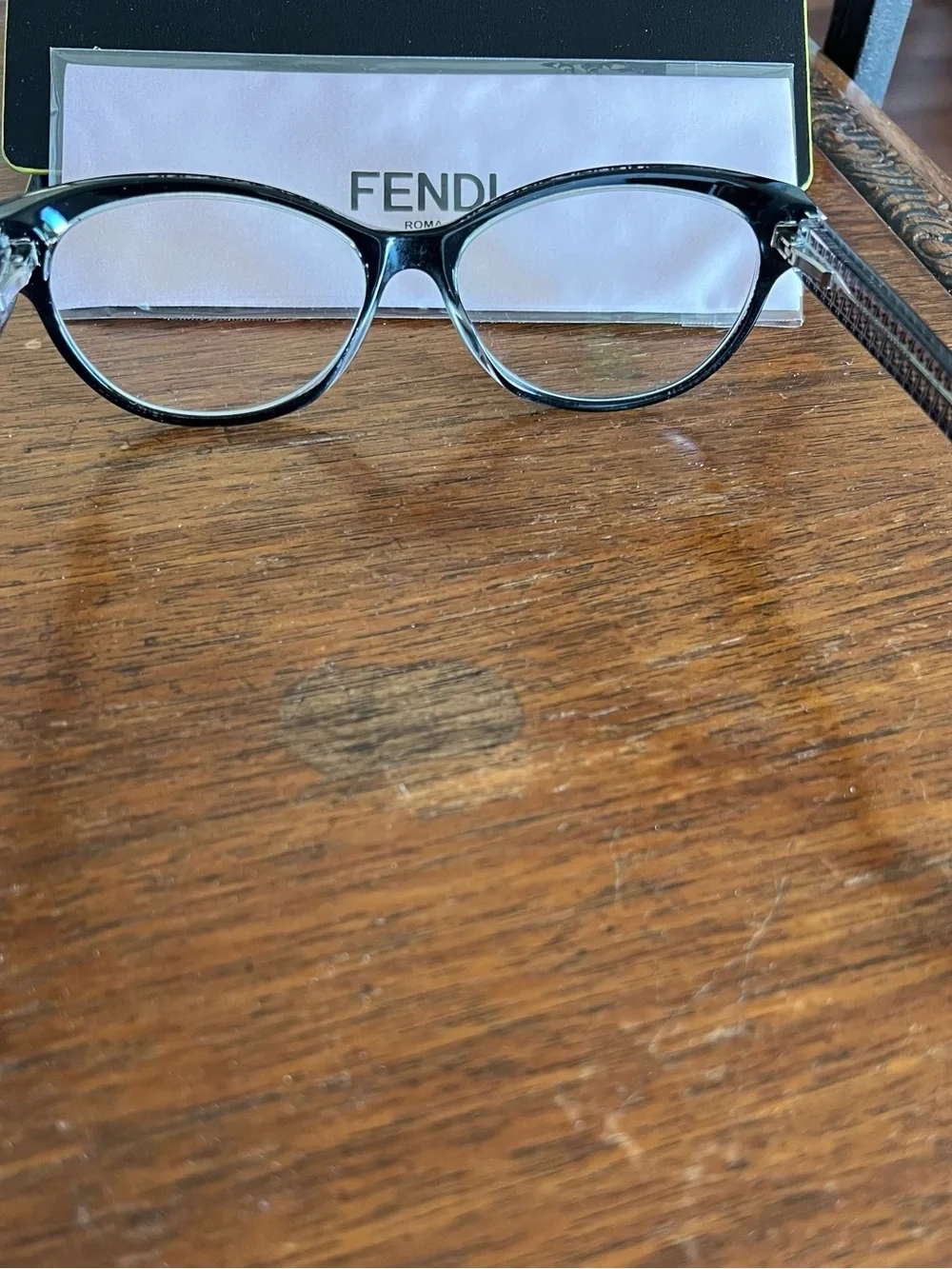 Fendi FF 0109 Eyeglasses Frames & Case Cat Eye